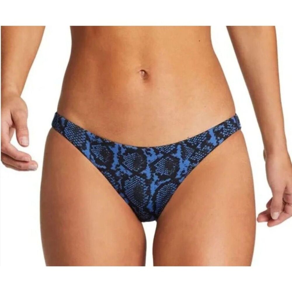 Vitamin-a Women's Blue and Black Bikini-and-tankini-bottoms
